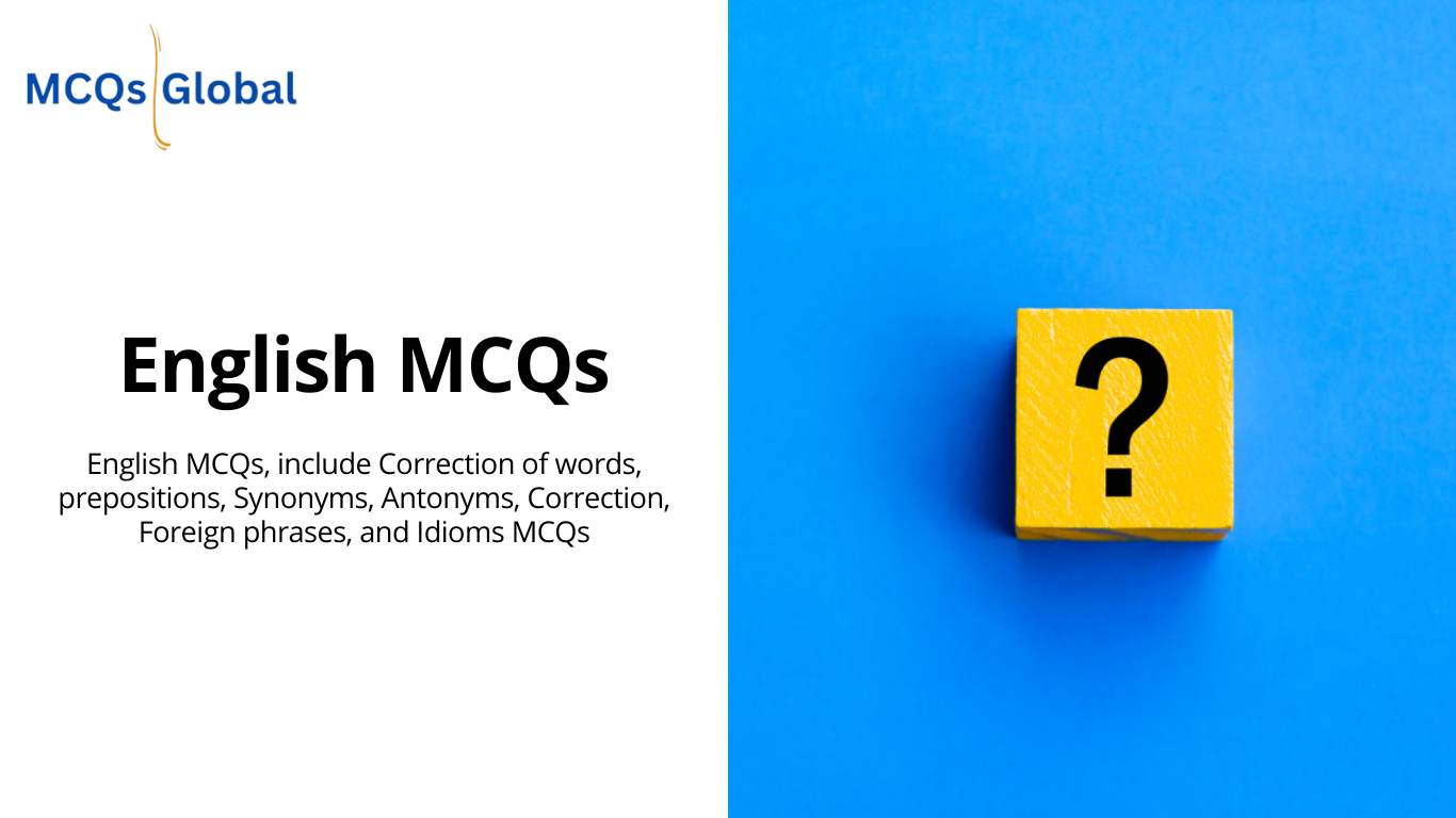 English MCQs